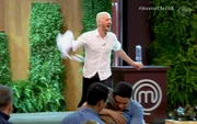 Rodrigo comemorando a vitória no embate