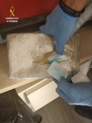 Cocaína apreendida em avião da FAB, na Espanha, em junho de 2019