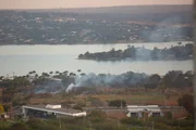 Focos de incêndio se espalham no cerrado durante período de seca e baixa umidade 