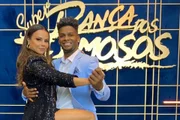 Antes, ela dançava com Adeilton Ribeiro