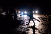 Moradores do bairro Jardim Felicidade protestam contra apagão no Amapá, em novembro de 2020