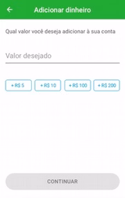 Insira o valor desejado