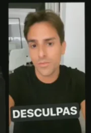 Depois da confusão, ele apagou o Instagram