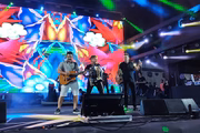 Eles foram a primeira atração do palco principal no domingo