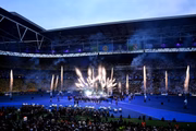 Final da Champions League 2023/24 teve show de abertura pirotécnico