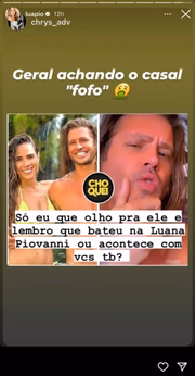 Luana Piovani recorda agressão e alfineta Dado e Wanessa: "Casal fofo"