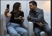 Maísa com Liam Payne, do One Direction