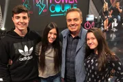 Os filhos do apresentador – João, Marina e Sofia