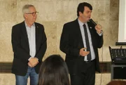 Em seu lugar, assume Marcos Tadeu de Andrade (à direita). Ele ocupava o cargo de controlador-geral adjunto do DF