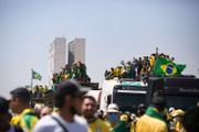 Protesto na Esplanada dos Ministérios em 2021