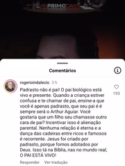 "Achei lindo", diz Thiago Nigro sobre Sophia chamá-lo de "pai"