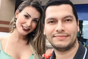 Andressa Urach e o marido, Thiago Lopes