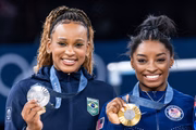 Simone Biles e Rebeca Andrade