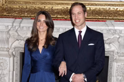 Foto do anúncio de noivado de Kate e William