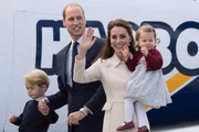 Primeira turnê real da princesa Charlotte. Ela foi para o Canadá