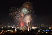  Fogos de artificio encantam céu de Brasília 