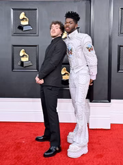 Jack Harlow, de Givenchy, e Lil Nas X, de Balmain