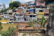Muro derrubado durante obra do túnel da Sena Madureira, , na Vila Mariana, na zona sul de São Paulo