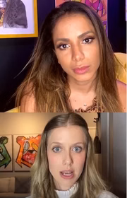 A cantora tem promovido diversas lives para entender sobre política com Gabriela Prioli 