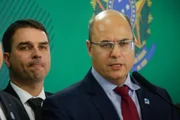 Wilson Witzel e Flávio Bolsonaro