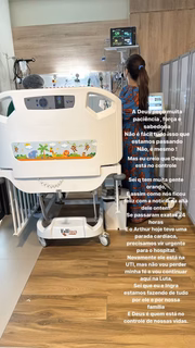O pequeno teve uma parada cardíaca e voltou ao hospital um dia após ter alta