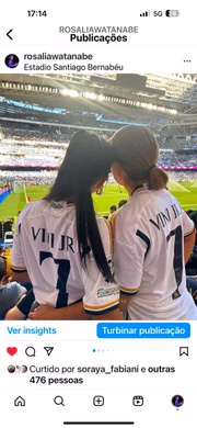 Vivendo romance com Vini Jr., Bia Michelle passa temporada na Europa
