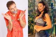 Leo Lins e Aline Mineiro