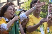 Ela fez campanha eleitoral pelo presidente 