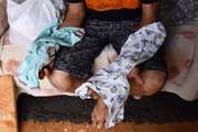 Roupas do bebê de Gessica que também morreu