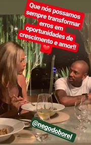 Para tentar encerrar o assunto, ele e Luisa Marilac fizeram as pazes