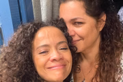 Aline Borges e Isabel Teixeira choram após gravar encontro de Zuleica e Maria em Pantanal