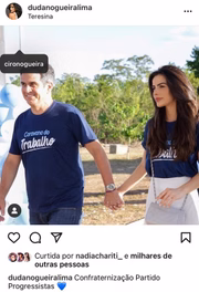 Ciro Nogueira e a filha, Duda