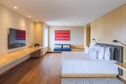 Quarto principal da suíte presidencial