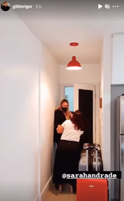 Eles mostraram o encontro em suas redes sociais