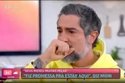Durante o programa Mais Você, de Ana Maria Braga, o comunicador se emocionou outra vez. “Eu vim para comer e já estou todo emocionado. É muito bom estar aqui, Ana”, declarou ele