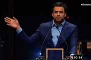 Pablo Marçal durante debate 