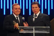 Gugu Liberato e Silvio Santos