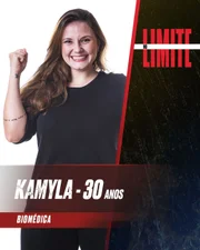 Pós-graduada em Biomedicina, Kamyla Romaniuk é de Ji-Paraná (RO) e tem 30 anos. Ela conta que conviver em grupo pode não ser tão fácil: “Cresci em uma família onde todos têm a personalidade muito forte”. O que mais a irrita? Kamyla é direta e reta: “grosseria gratuita”.