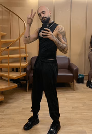 Gabriel Felinto, bailarino da Lexa