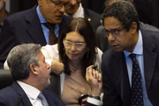 Arthur Lira, Bia Kicis e Orlando Silva
