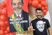 A festa tinha como tema o Partido dos Trabalhadores