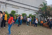 FLM relatou ter encontrado prédio de universidade abandonado, vazio e sujo quando o ocupou. Imagem: Frente Luta por Moradia