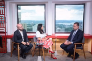 O governador do Rio de Janeiro, Cláudio Castro (PL), em entrevista ao Metrópoles