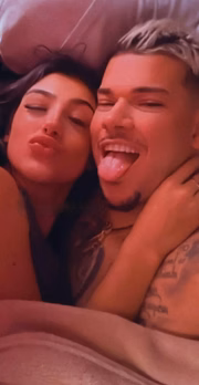 Bia Miranda e o cantor Buarque