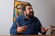 Guilherme Boulos durante entrevista ao Metrópoles