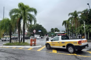 Viatura da CET na Avenida Abraão de Morais, na zona sul de São Paulo
