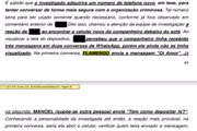 Trecho de denúncia