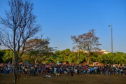 Público se reuniu na altura da 207 Norte neste domingo (8/9)