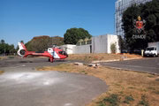 Resgate aéreo do CBMDF foi acionado