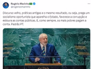 Políticos viram discurso velho do petista